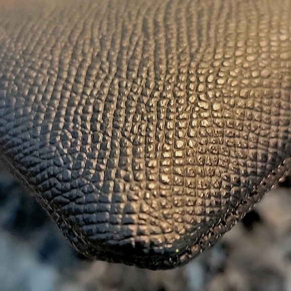 Authentic COACH Story Pouch | XL Clutch /Wristlet | Crossgrain Leather | EUC - Picture 14 of 16